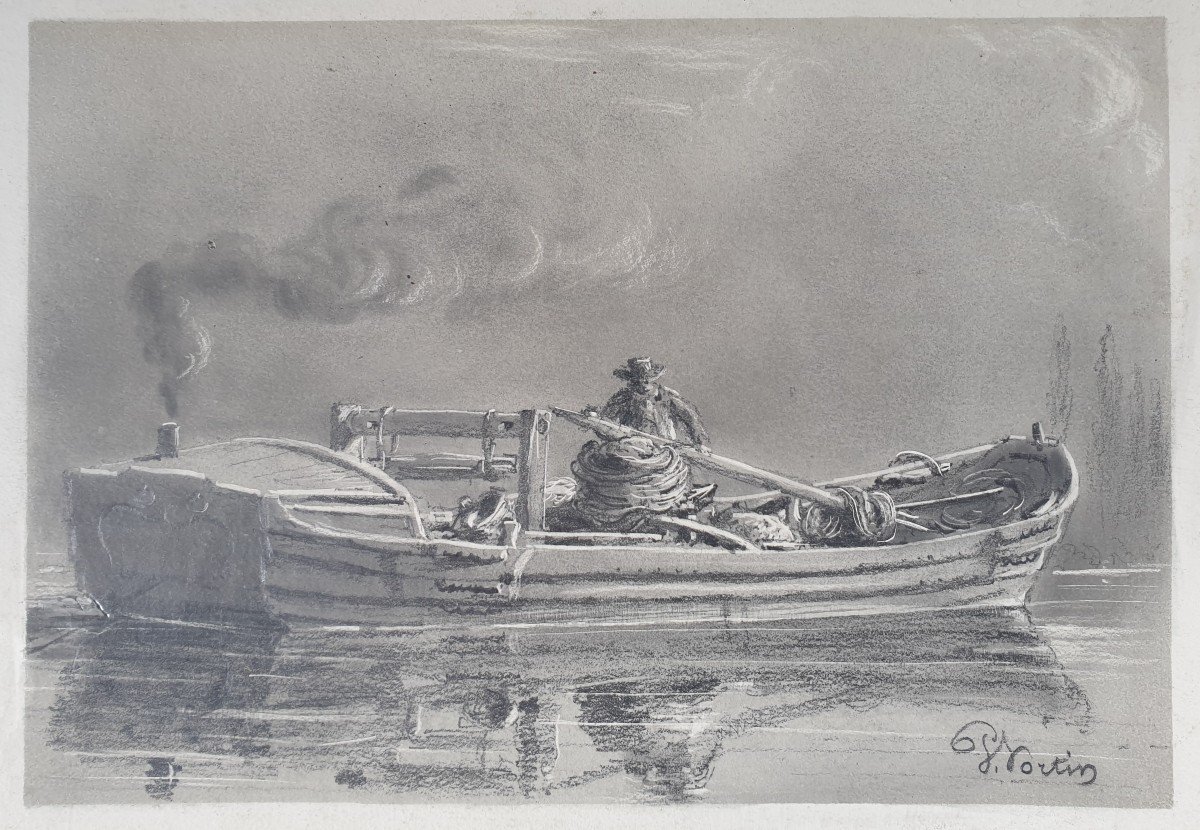 Charles Hortin (attributed To) - The Steam Boat