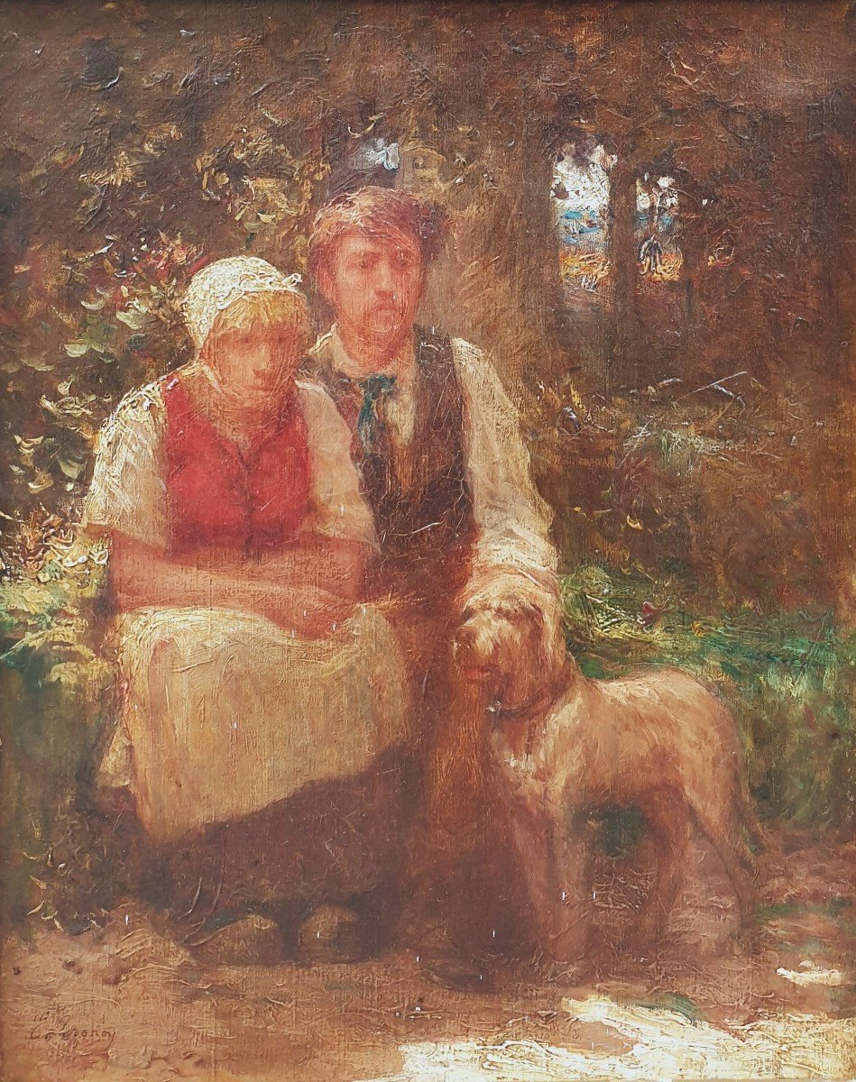 Emile Troncy - Portrait Of Peasants-photo-2