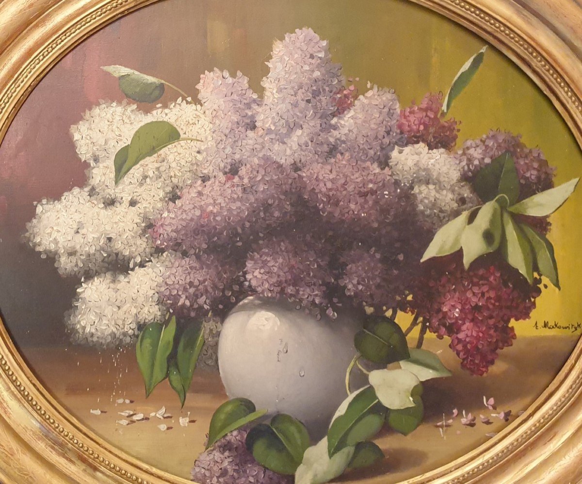 Alexander Makowitzki - Bouquet Of Lilacs-photo-2