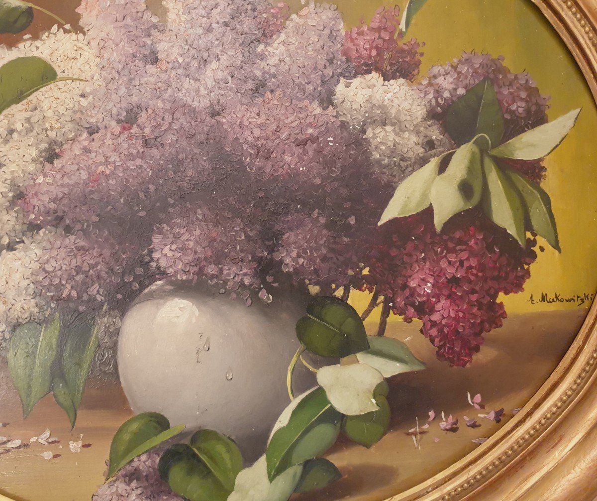 Alexander Makowitzki - Bouquet Of Lilacs-photo-3