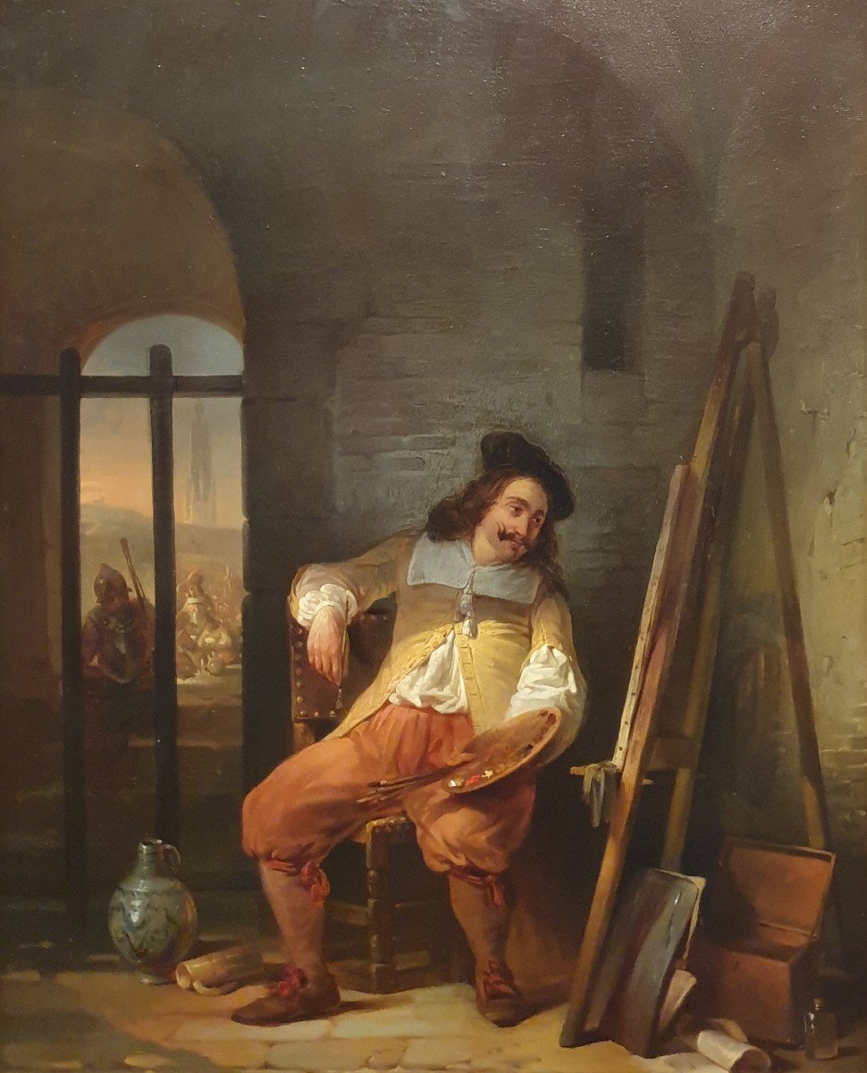 Petrus KREMER - Le peintre Adriaen Brouwer en prison