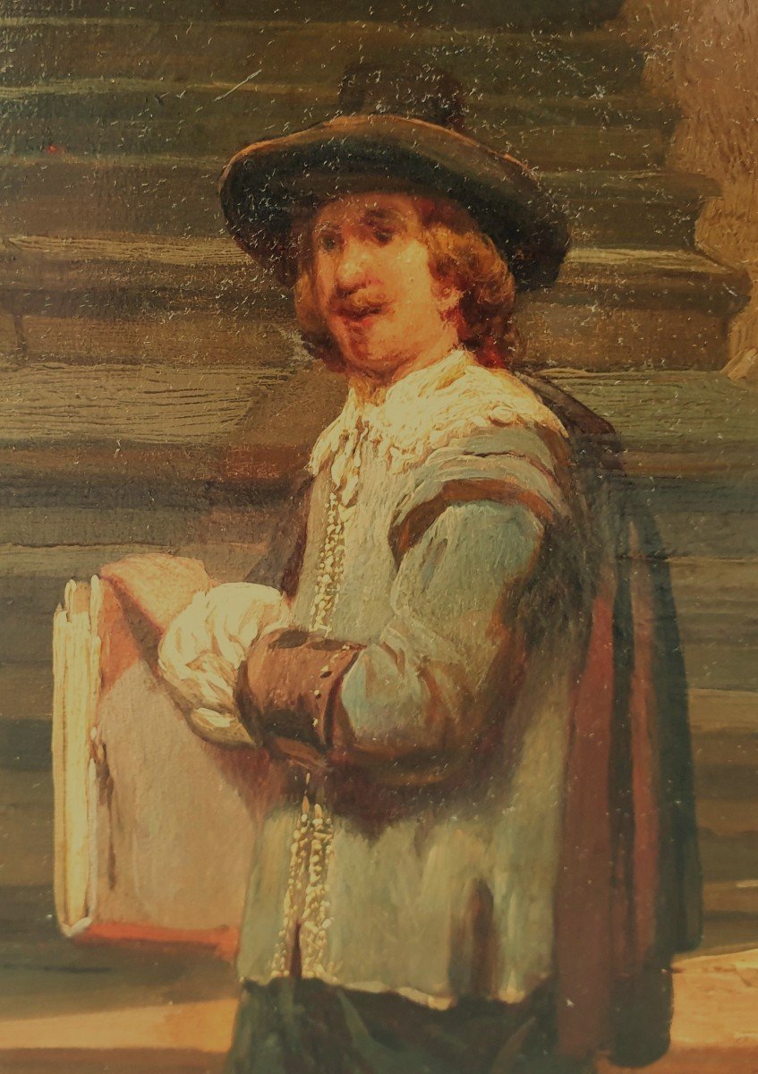 Hubertus Van Hove - The Artist At The Client's (rembrandt?)-photo-4