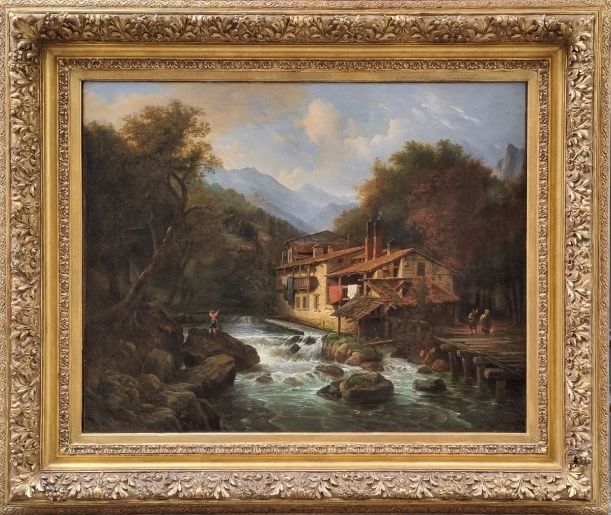 Louis Etienne Watelet - The Water Mill-photo-2