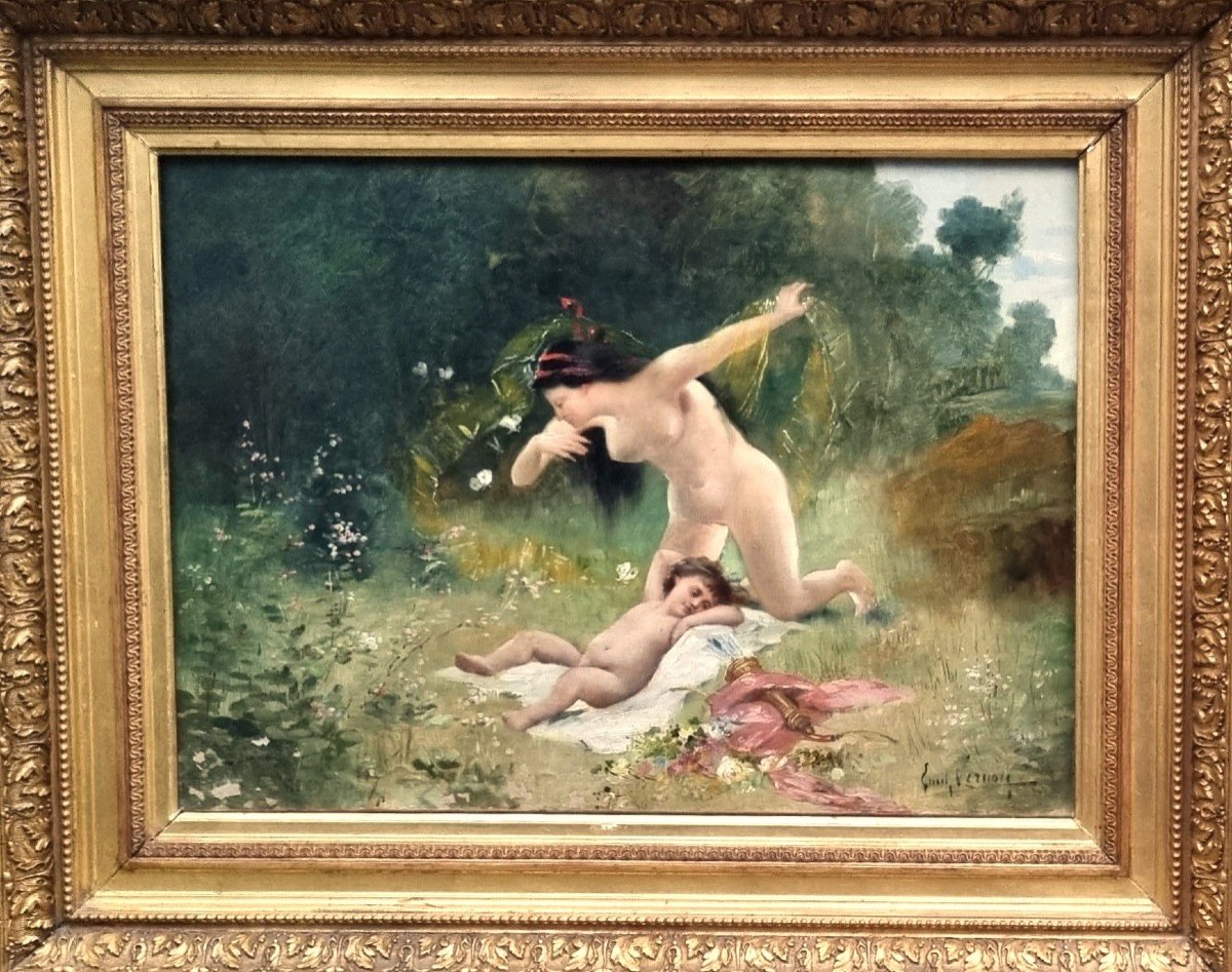 Emile VERNON - Allégorie du Printemps-photo-2