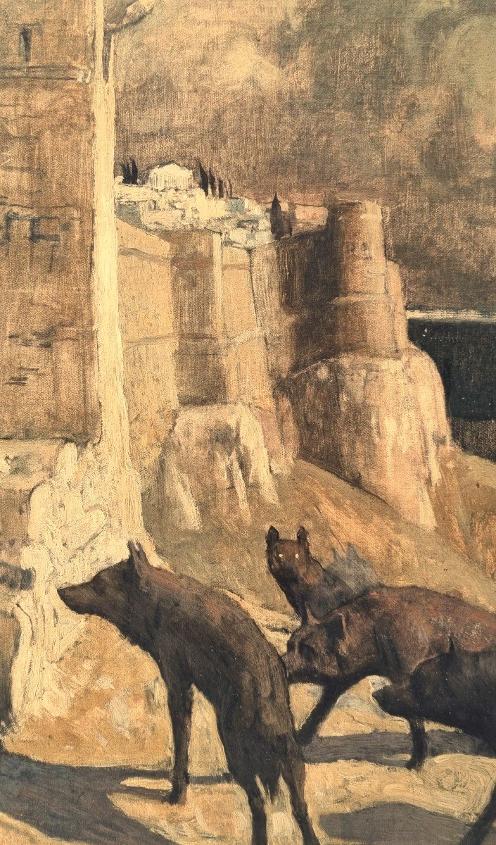 François Maurice Roganeau - Wolves On The Acropolis-photo-3