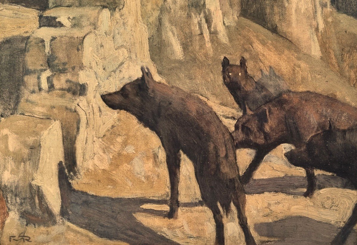 François Maurice Roganeau - Wolves On The Acropolis-photo-4