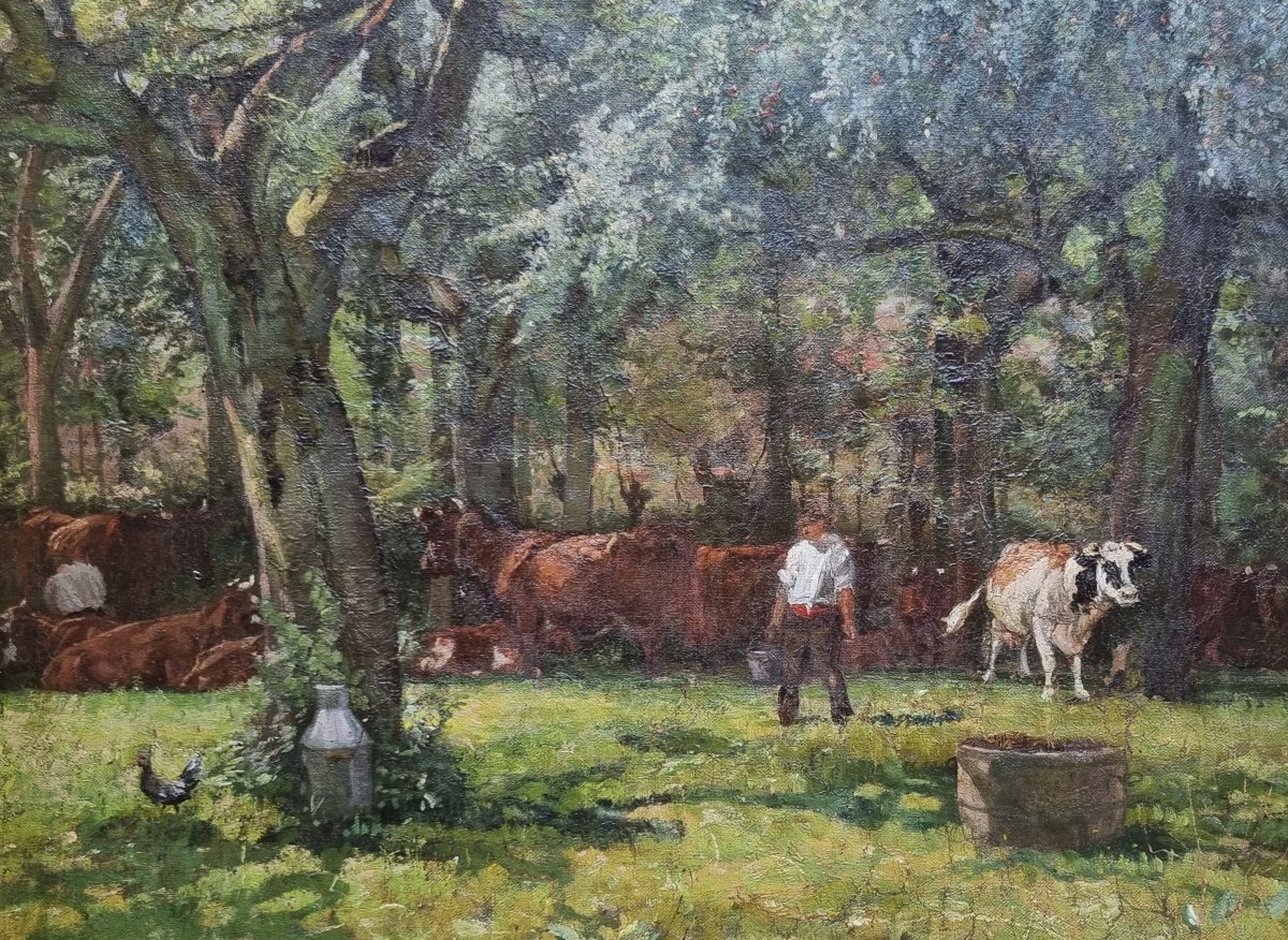 Henri MORAL - La traite des vaches-photo-3