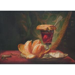 Camille Dolard - After Dinner. - Still Life