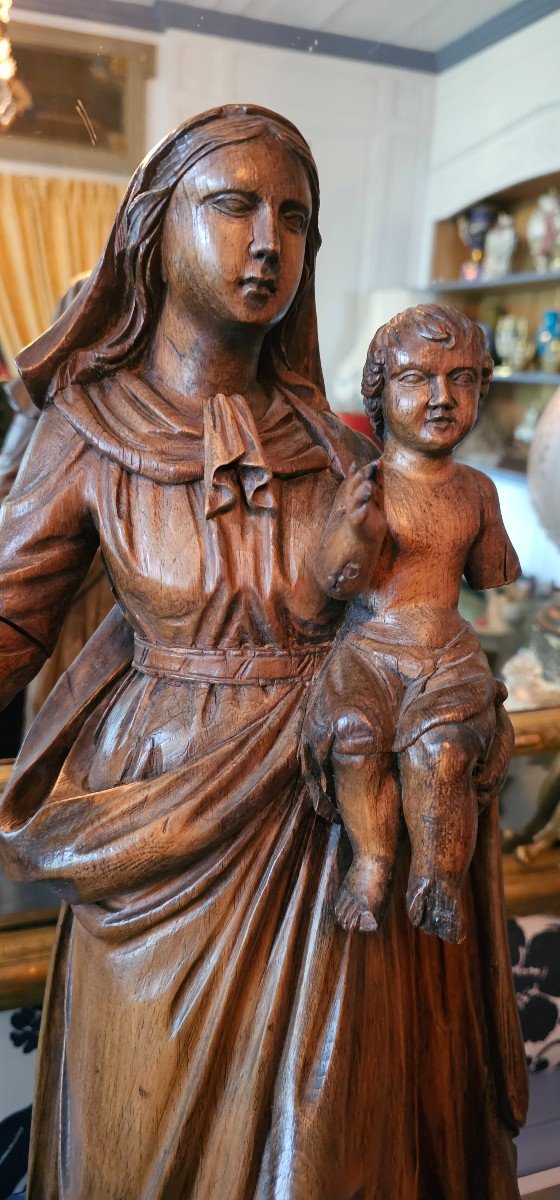 Virgin And Child From The 18th Century In Linden-photo-7