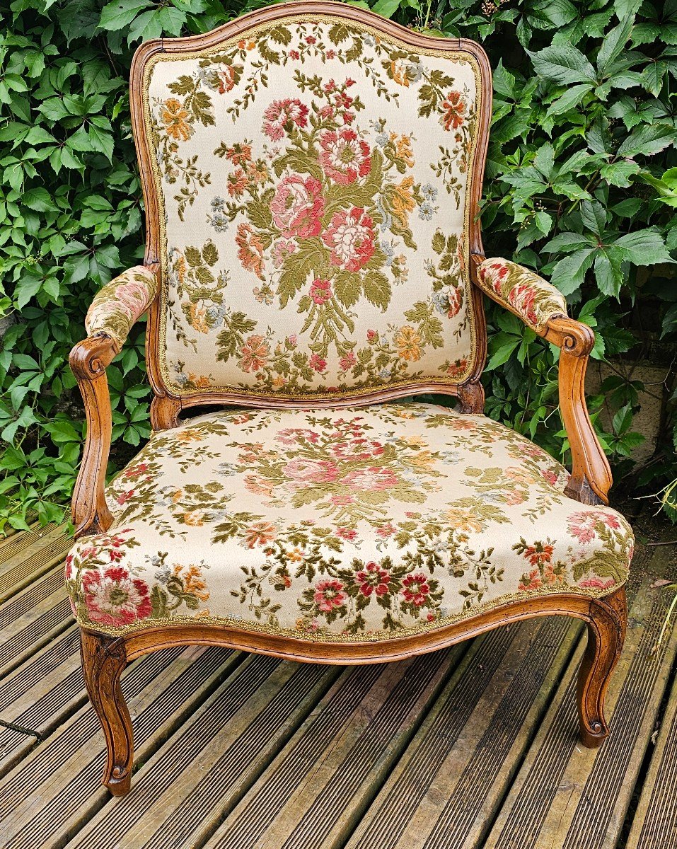 M.cresson, Louis XV Period Fireside Armchair.