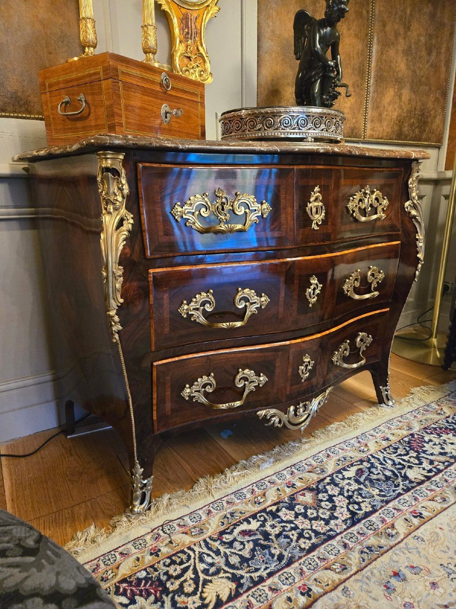 Louis XV Period “à La Régence” Chest Of Drawers, Paris, Circa 1740-photo-3