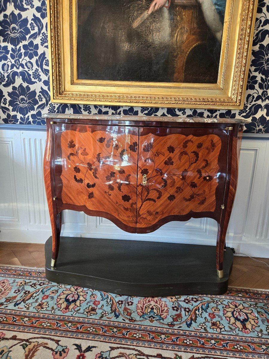 Exceptional Louis XV Period Chest Of Drawers, Attributable To Mathieu Criaerd.-photo-2