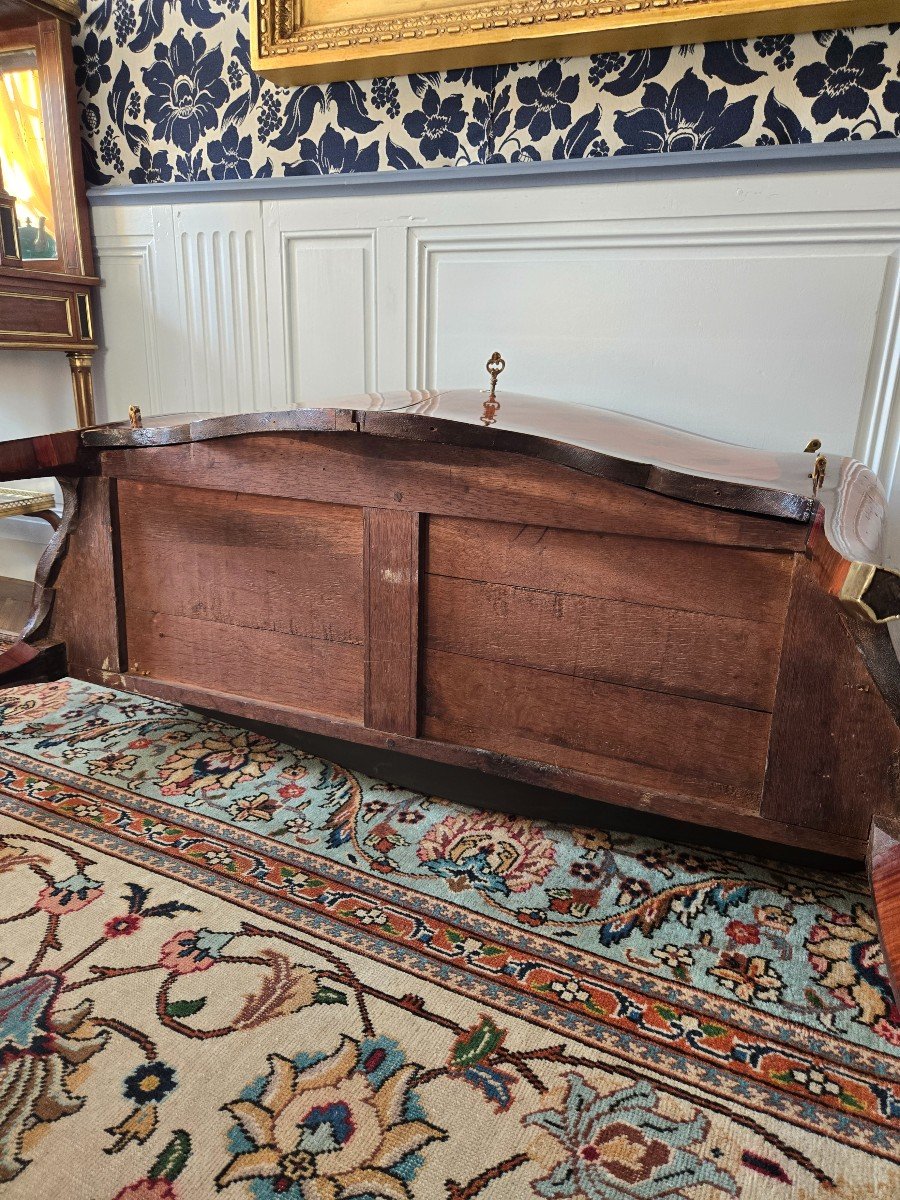 Exceptional Louis XV Period Chest Of Drawers, Attributable To Mathieu Criaerd.-photo-2