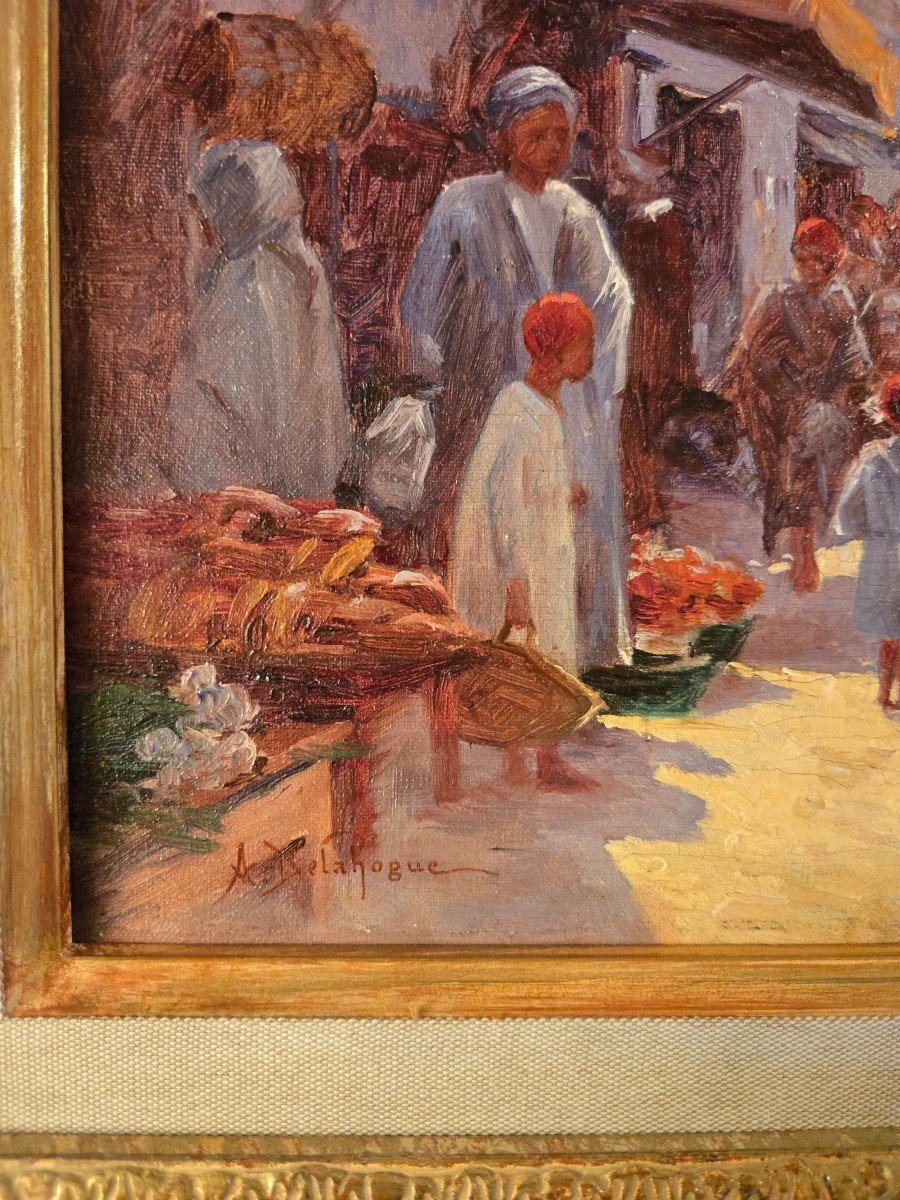 Alexis Auguste Delahogue, Kairouan, June 1902, Oil On Canvas.-photo-1