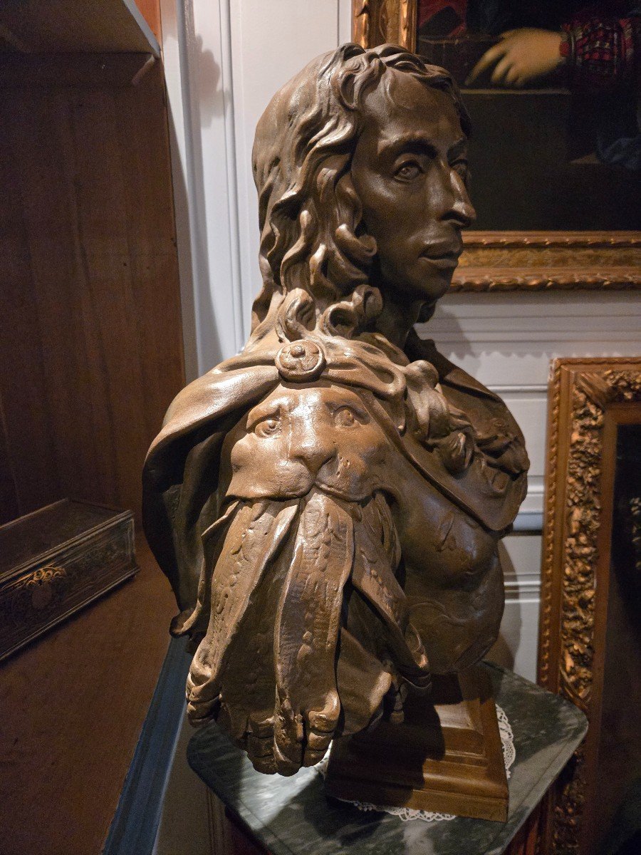 Buste De Louis II De Bourbon-condé d'Après Antoine Coysevox.-photo-5