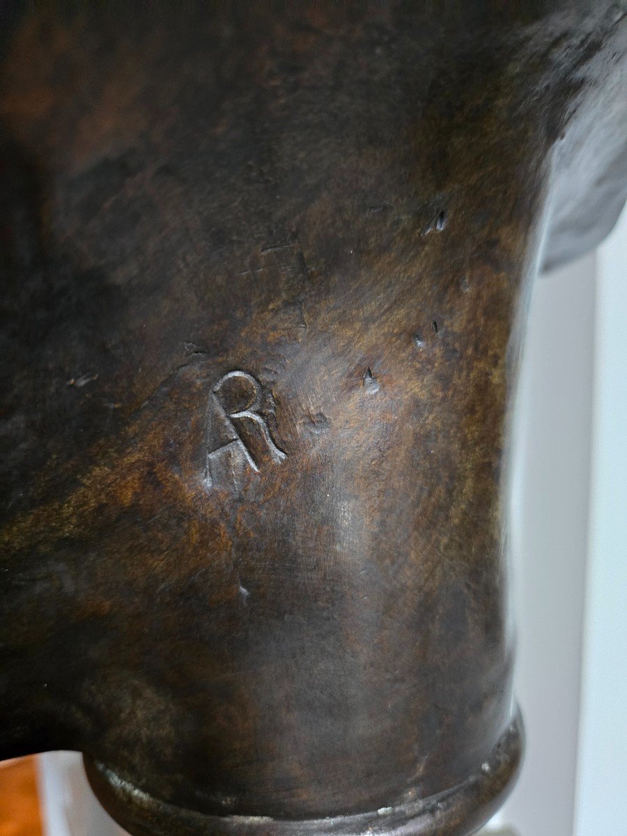 Young Man In A Turban, Bronze Print After Van Rasbourgh And Rodin.-photo-7