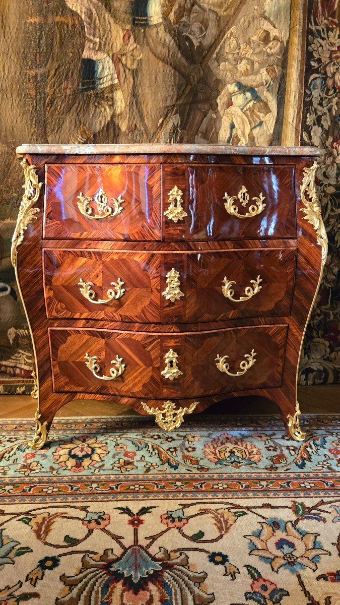 Jacques Dubois, Louis XV Period Chest Of Drawers.