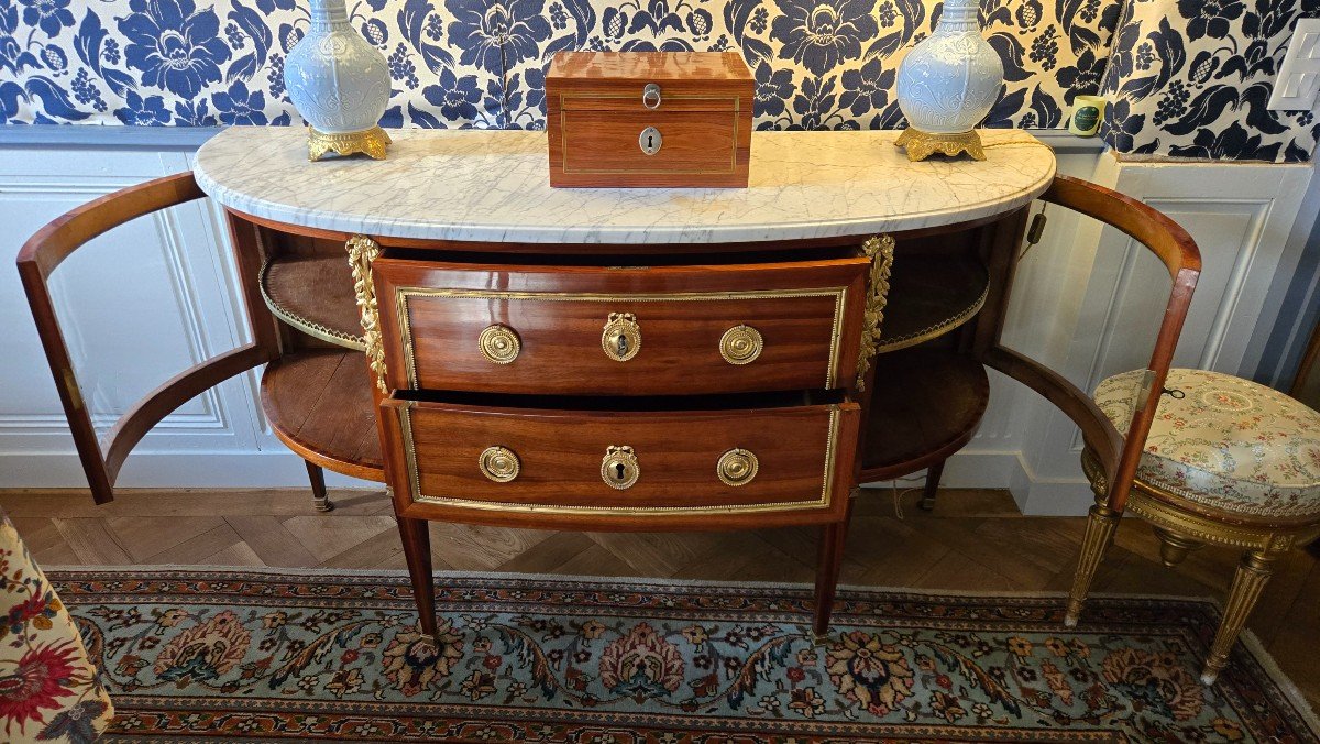 C.mauter, Large Neoclassical Chest Of Drawers With Attributes Of Science.-photo-2