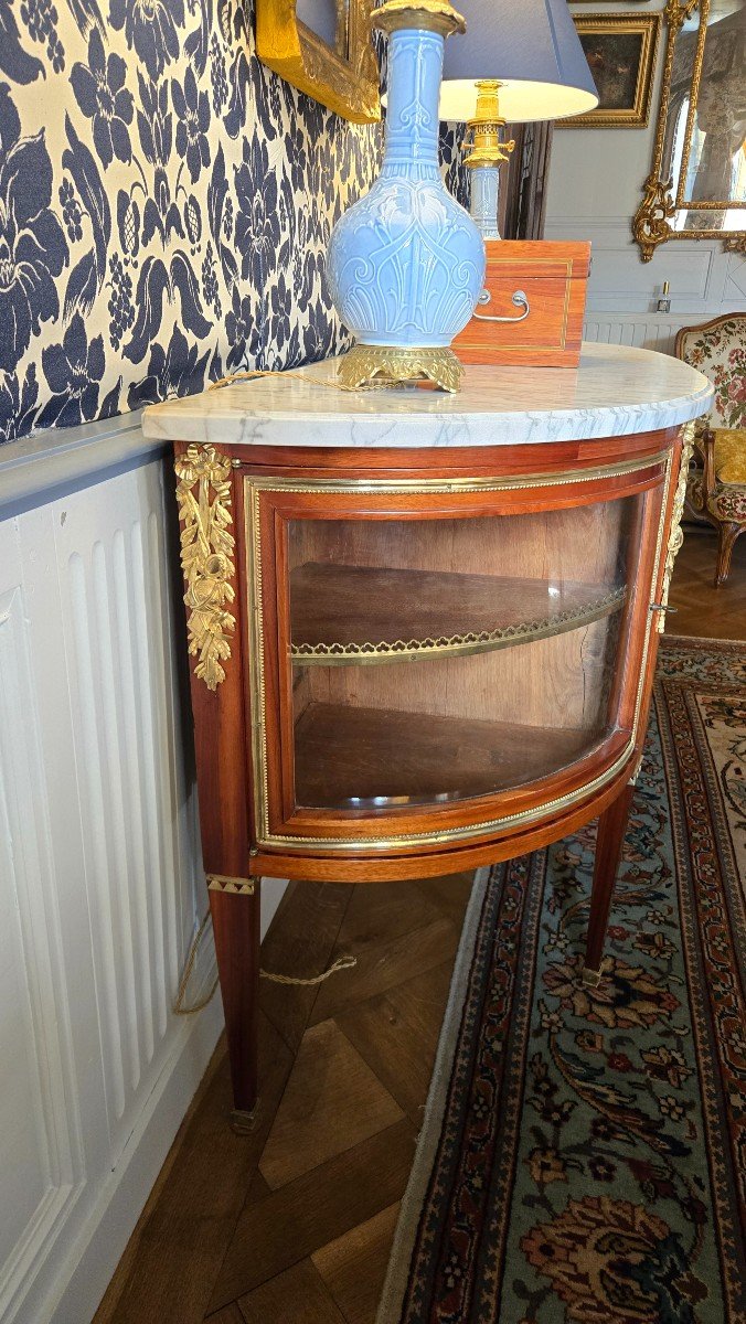 C.mauter, Large Commode Néoclassique Aux Attributs Des Sciences.-photo-5