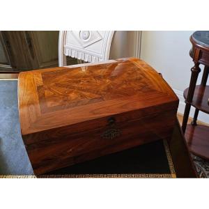 Important Louis XV Period Violet Wood Games Box. 