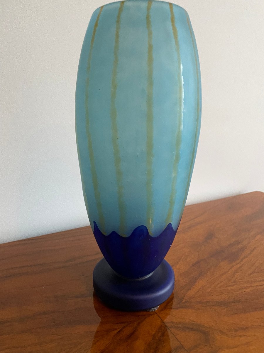 Vase Schneider - Décor "filetés"-photo-1