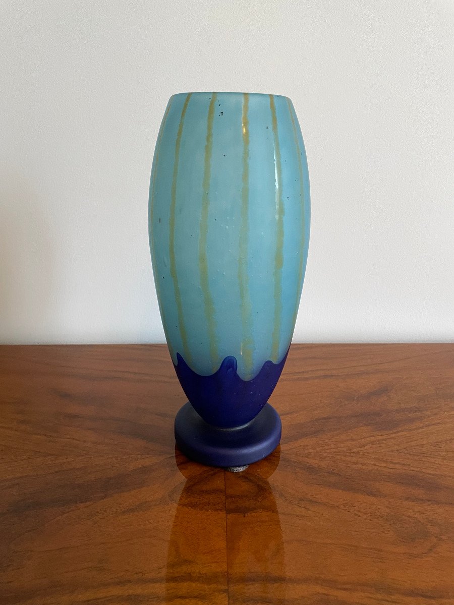 Vase Schneider - Décor "filetés"