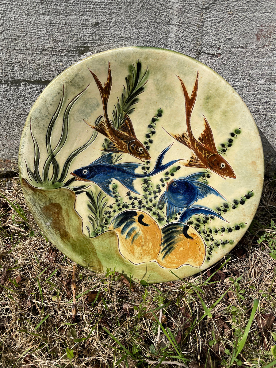 Magnificent Ceramic Dish From Puigdemont-photo-2