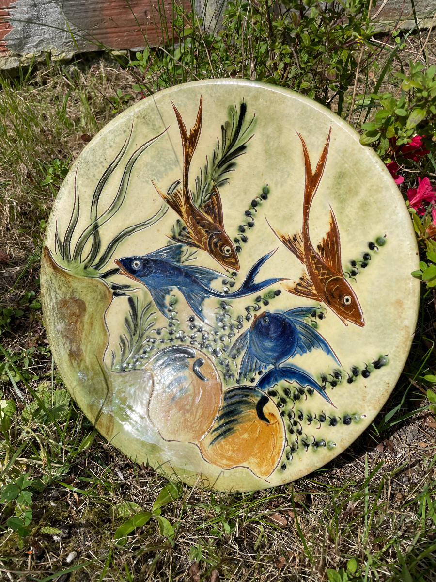 Magnificent Ceramic Dish From Puigdemont-photo-3