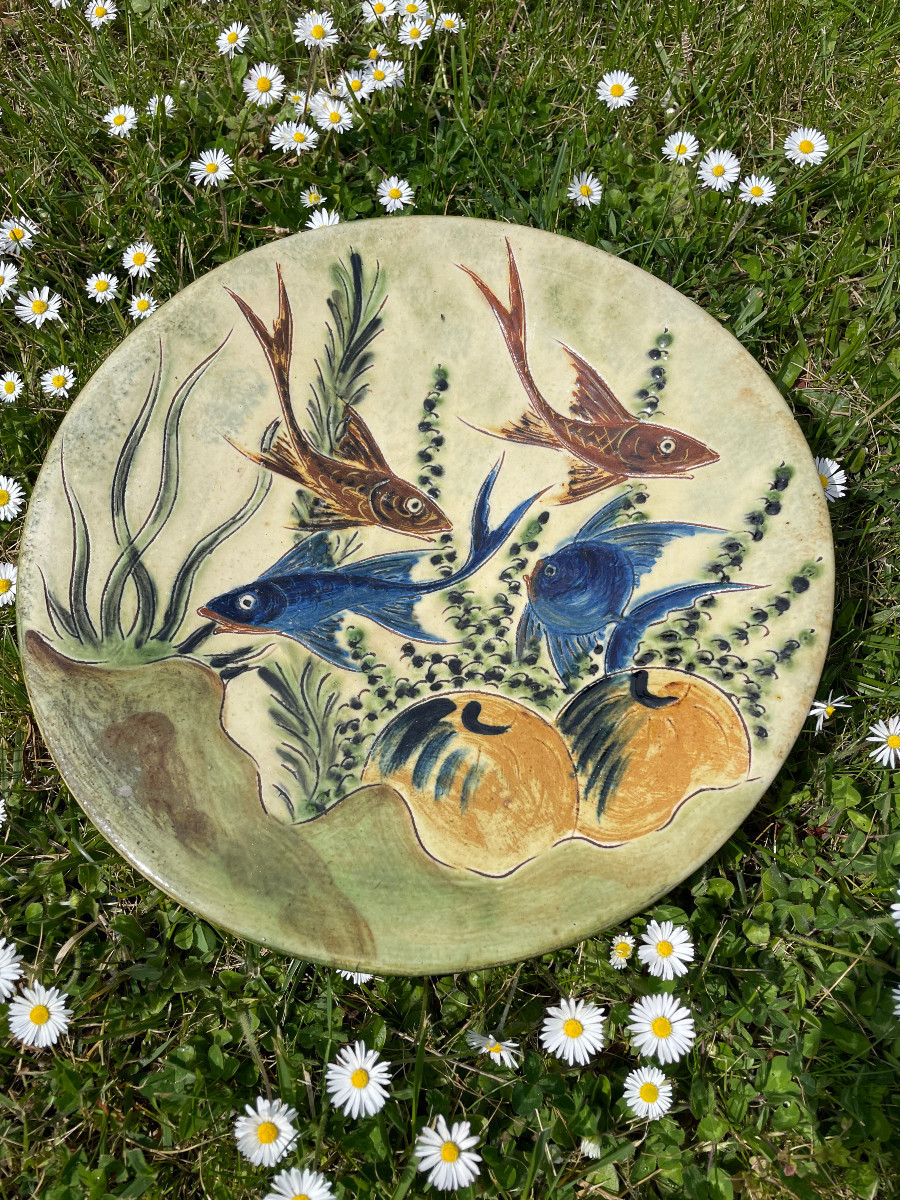 Magnificent Ceramic Dish From Puigdemont