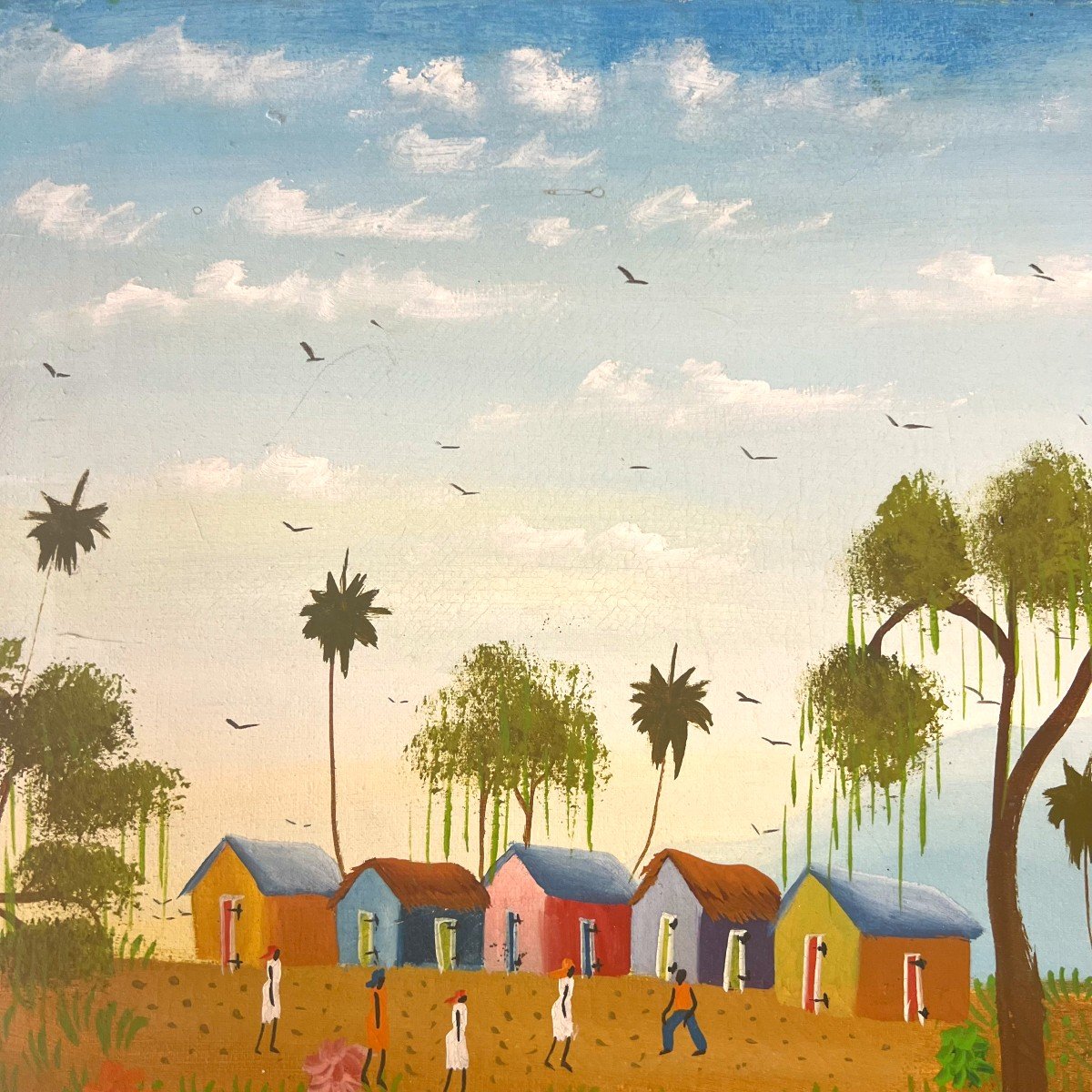  Haitian Art Painting – Eugène Milaire, 1985-photo-4