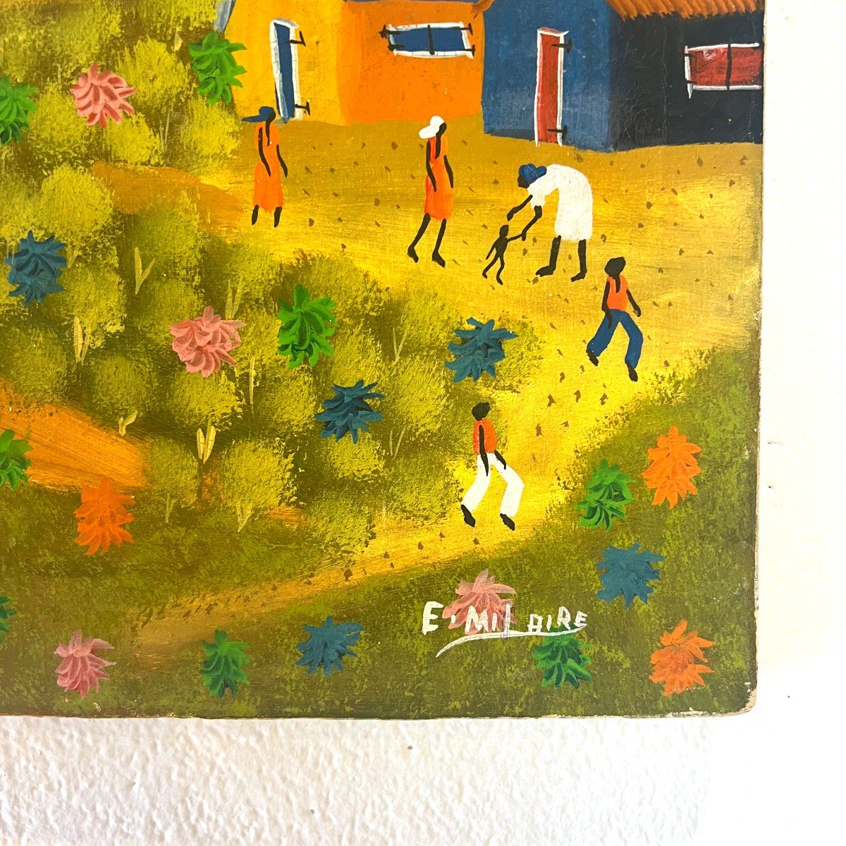  Haitian Art Painting – Eugène Milaire, 1985-photo-1