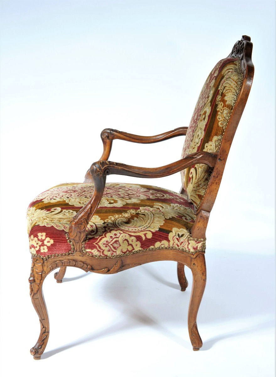 From 06.10 To 03.11 - 25% Discount - Pair Of Armchairs In Natural - Louis XV Period-photo-1