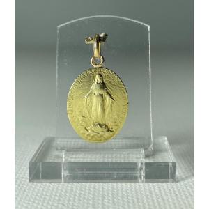 Miraculous Medal In Gold 