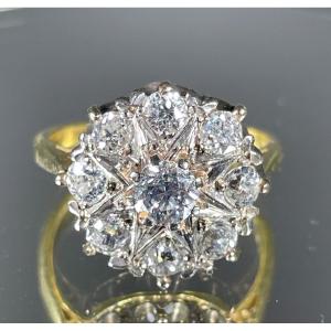 Diamond Daisy Ring