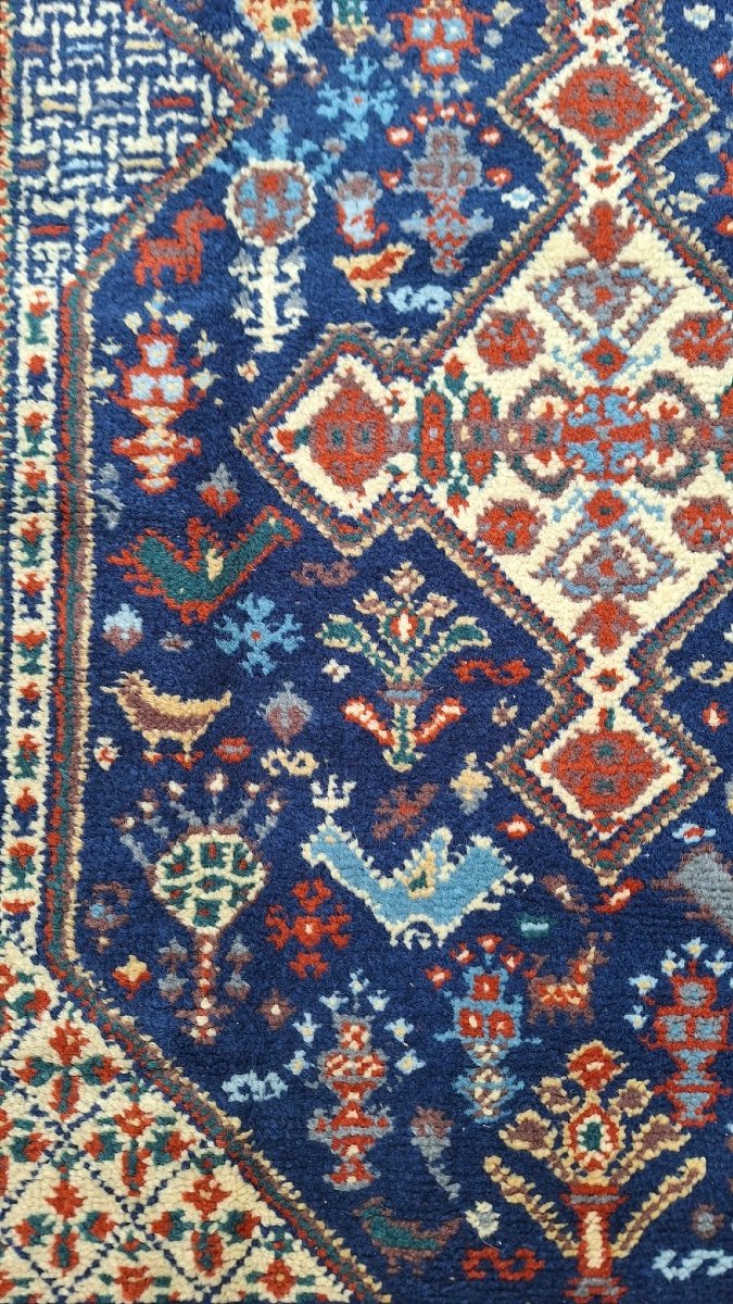 Old Turkish Hand-knotted Rug Smyrna Oushak-photo-2