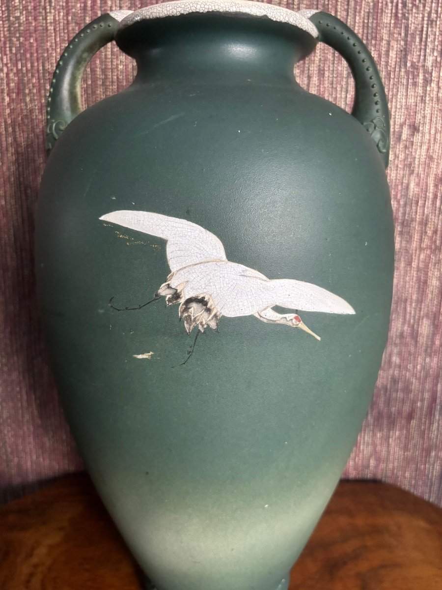 Antique Satsuma Vase, Japan. 20th Century-photo-6
