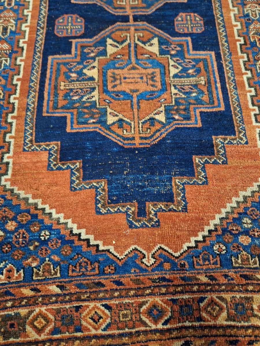 Tapis Noué à La Main Avshar, Iran-photo-2