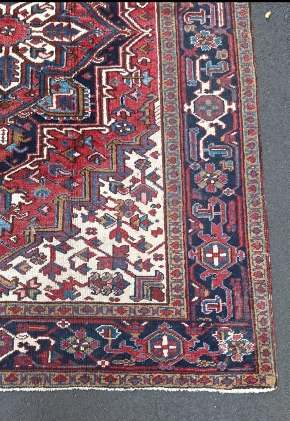 Tapis Fait Main Heriz Gorovan, Iran-photo-4