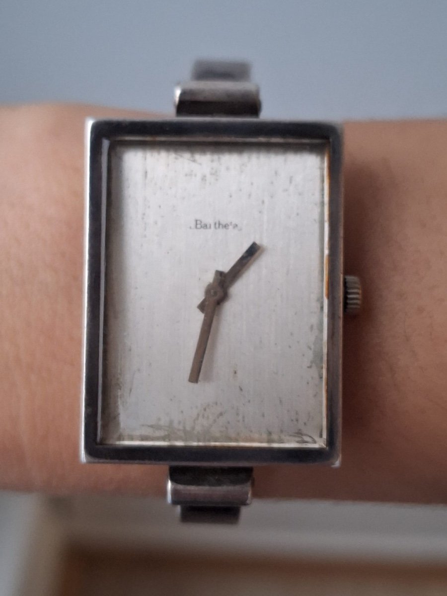 Une Montre Vintage Alexis Barthelay En Argent Sterling