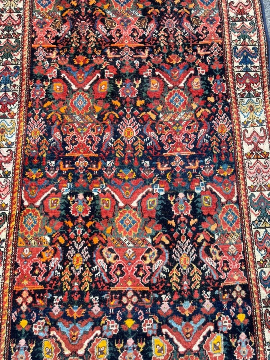 Très grand tapis fait main Malayer, 19ème siècle