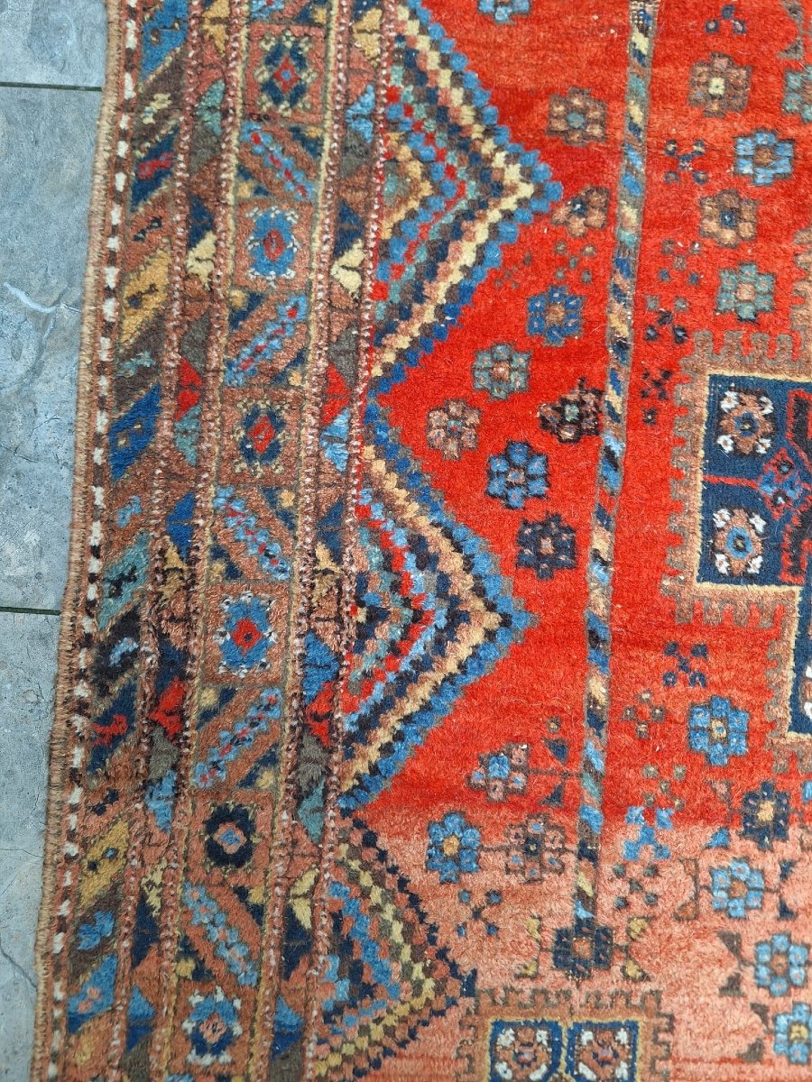 Tapis Ancien Fait Main Avshar Neriz-photo-1