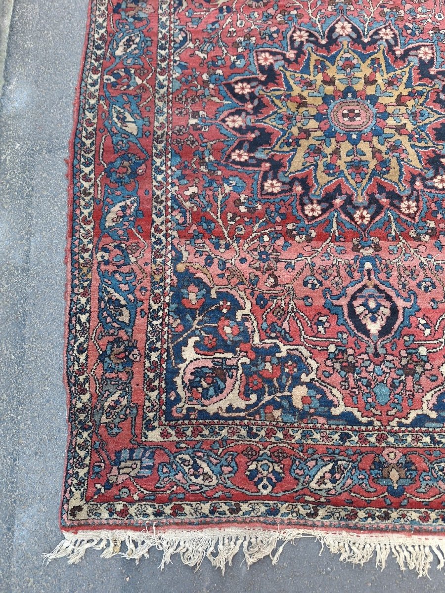 Tapis Ancien Fait Main Bakhtiari-photo-2