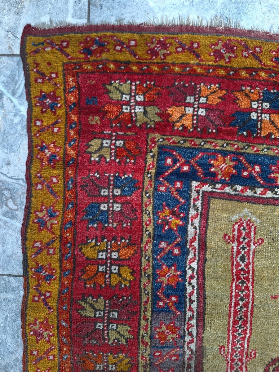 Handmade Turkish Yuruk Prayer Rug-photo-3