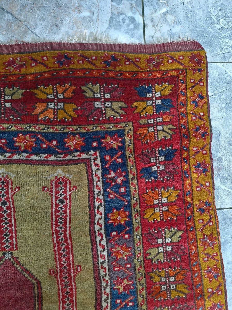 Handmade Turkish Yuruk Prayer Rug-photo-4