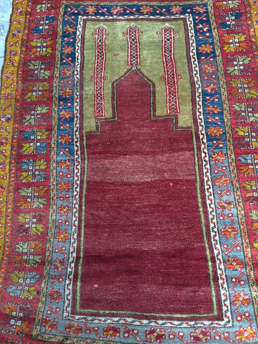 Handmade Turkish Yuruk Prayer Rug-photo-2