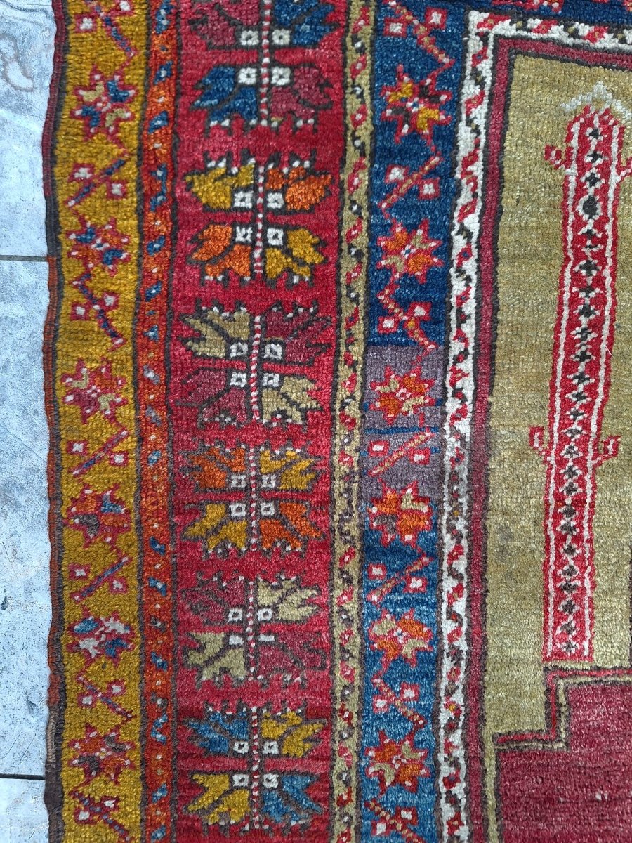 Handmade Turkish Yuruk Prayer Rug-photo-5