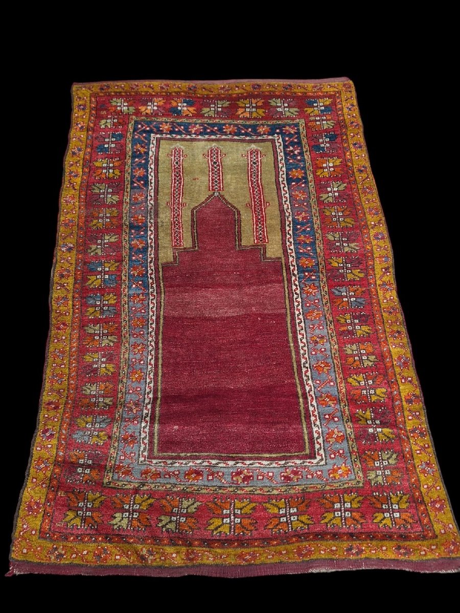 Handmade Turkish Yuruk Prayer Rug