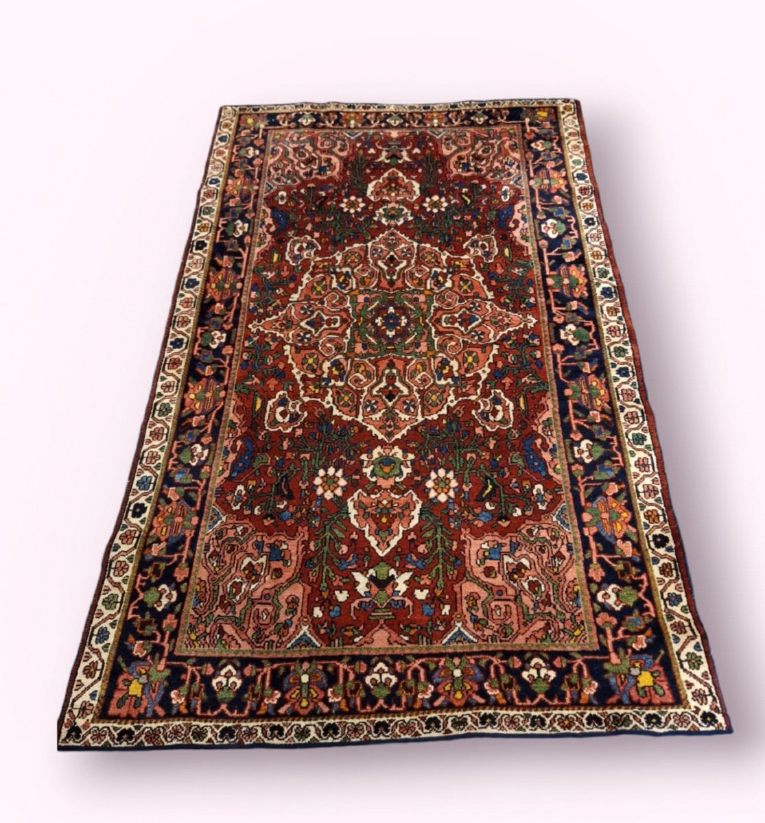 Tapis Ancien Fait Main Bakhtiari