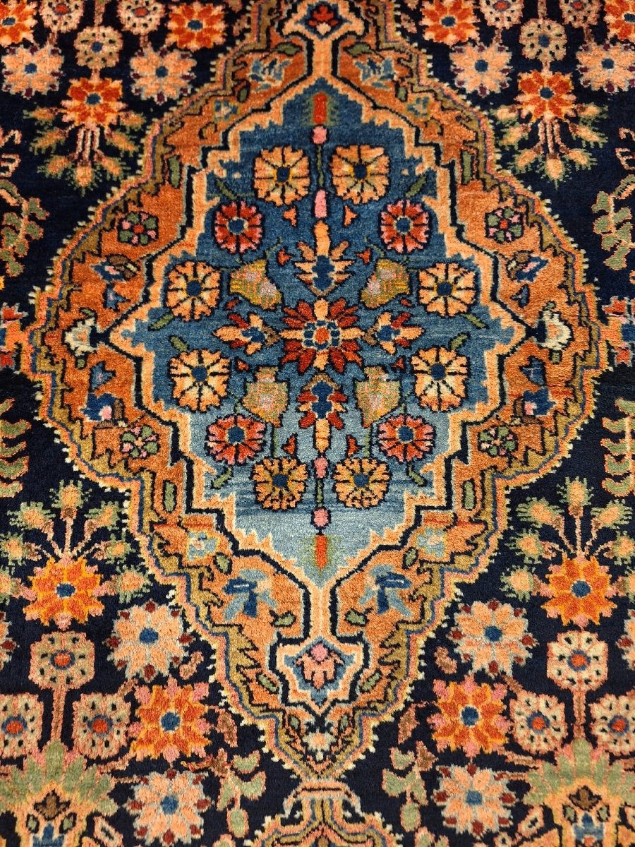 Jozan Sarouk Hand Knotted Vintage Rug-photo-5