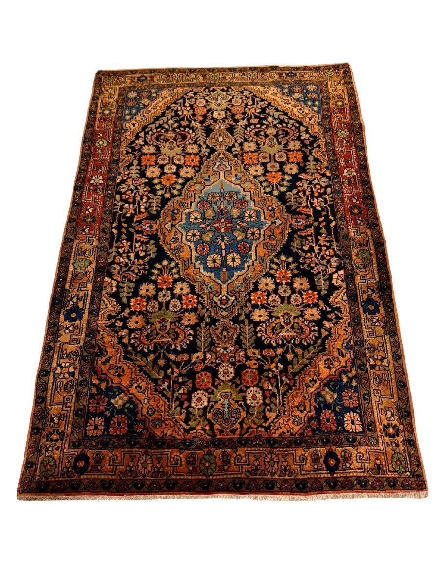 Jozan Sarouk Hand Knotted Vintage Rug